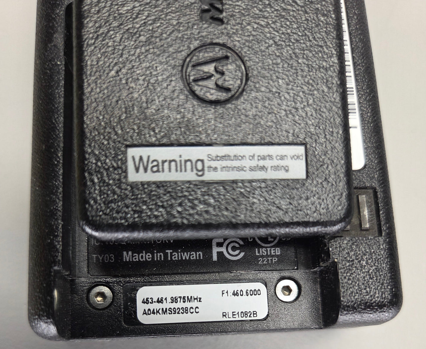 Motorola Pager Minitor V UHF 453-462 Mhz 1ch Stored Voice