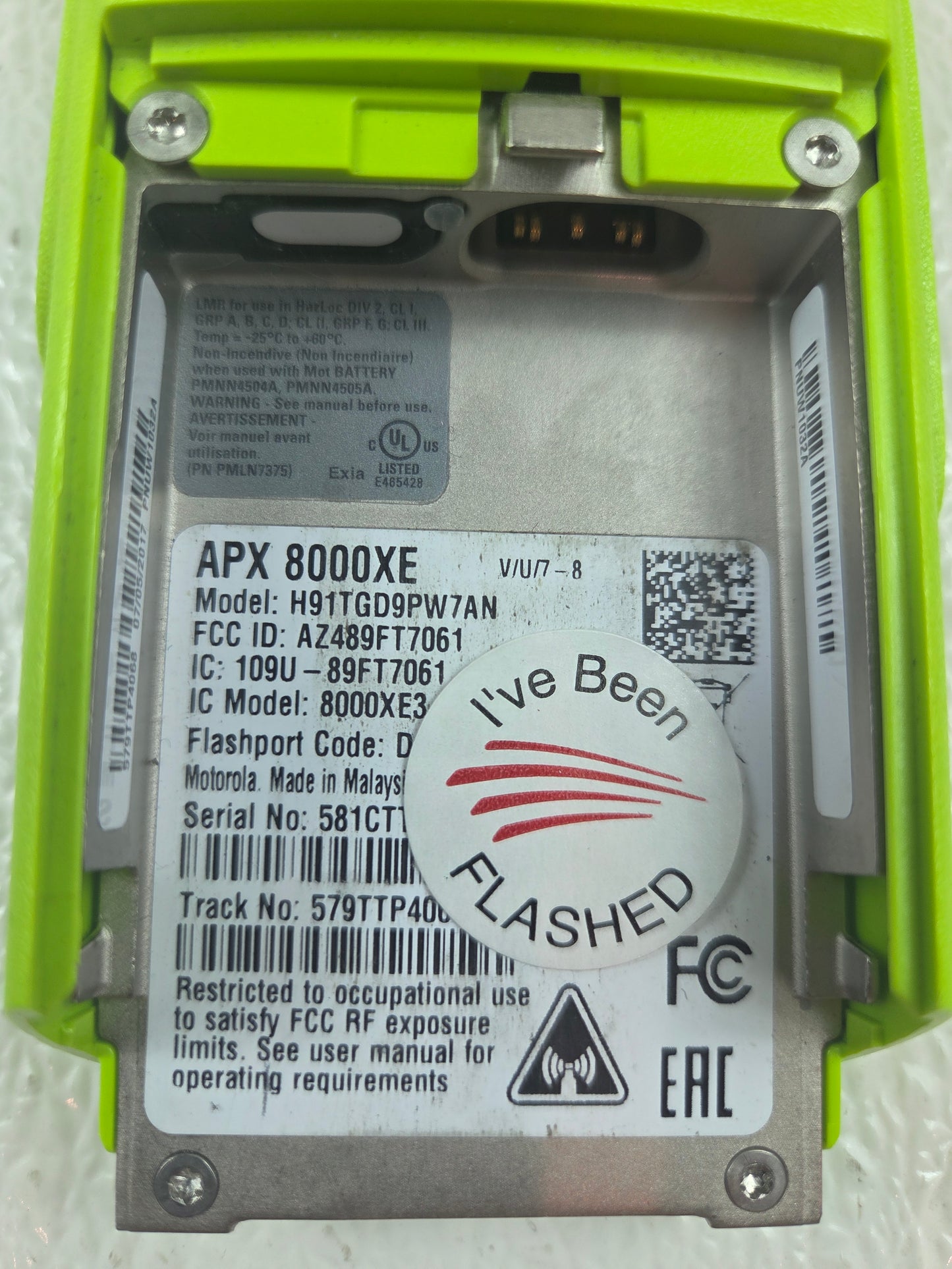Motorola Portable APX8000XE VHF UHF 7/800 3000ch 5W M3.5