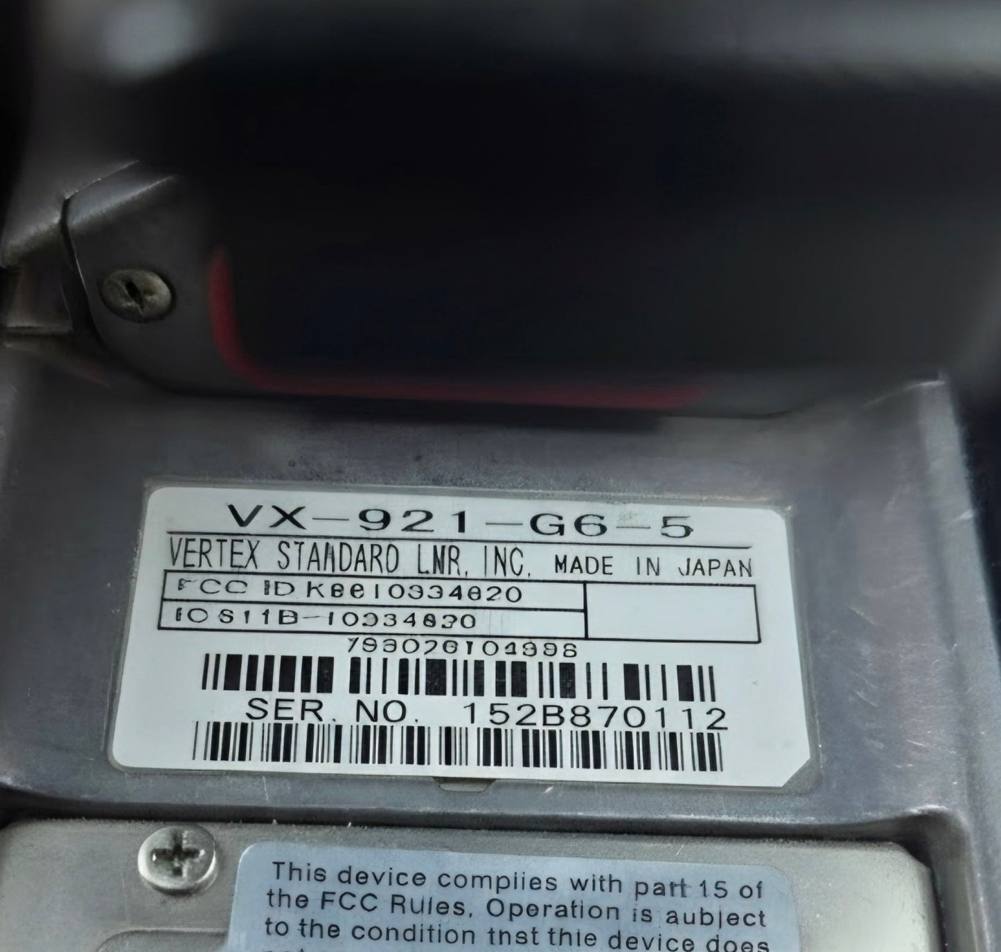 Vertex VX-921U UHF 403-470 48ch 5W