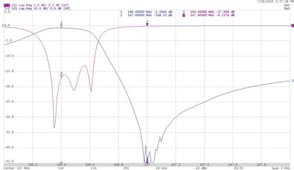 DBSPECTRA VHF 6-CAVITY NOTCH DUPLEXER