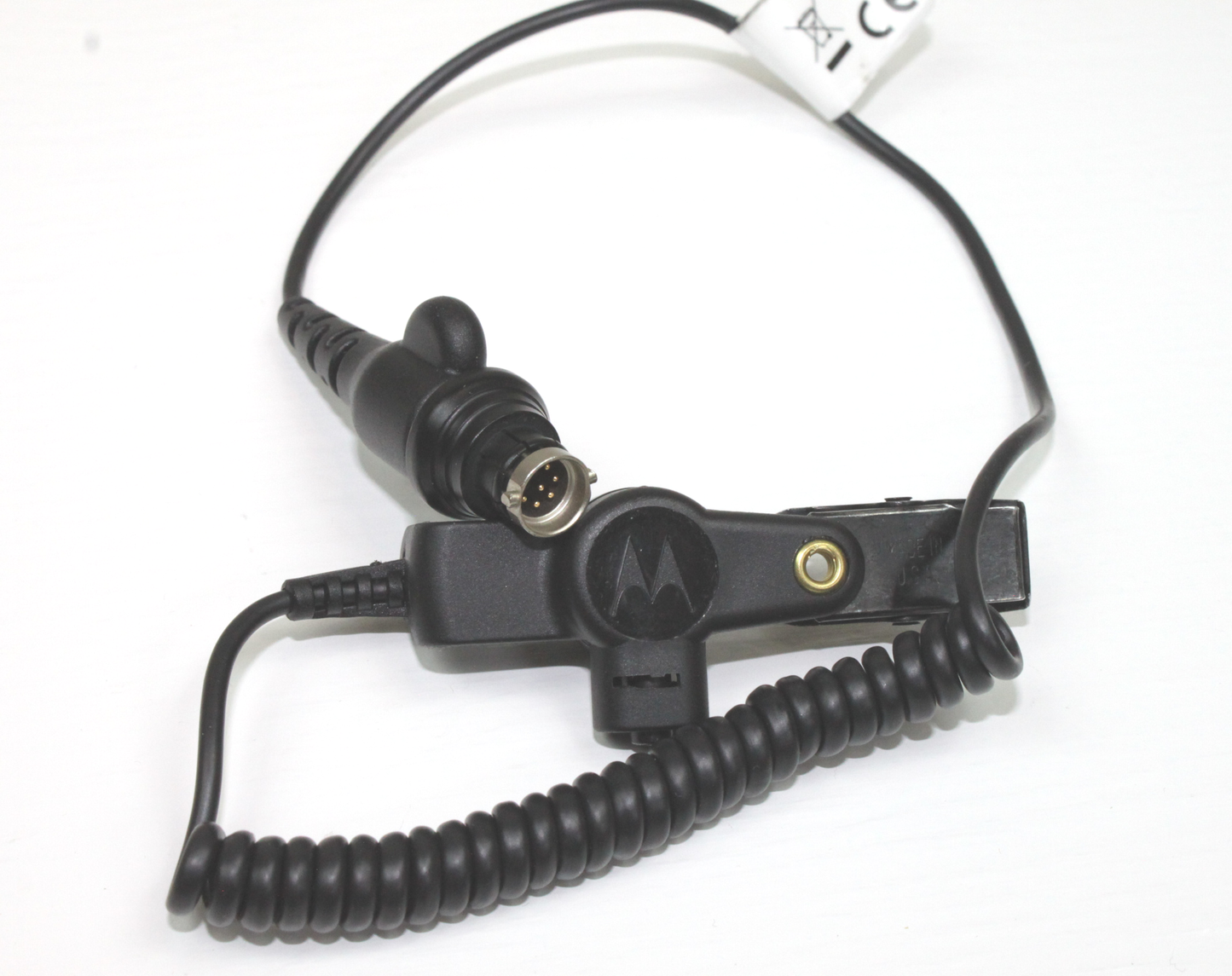 MOTOROLA HMN4104 APX Speaker Mic w/ RLN6424 RX-only earpiece for APX Models