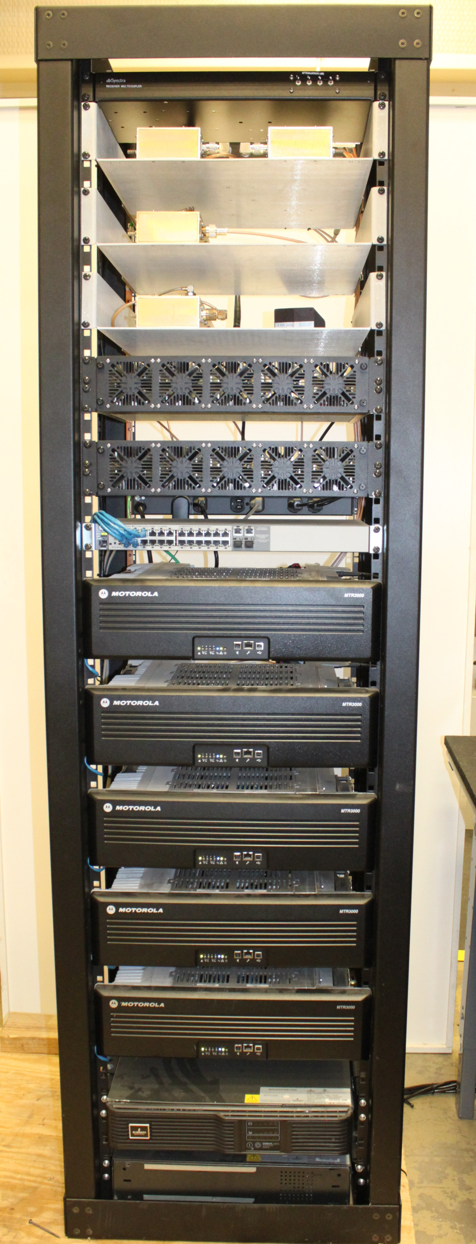Motorola 5 Channel MTR3000 Trunking System 800/900 Mhz 100 Watts