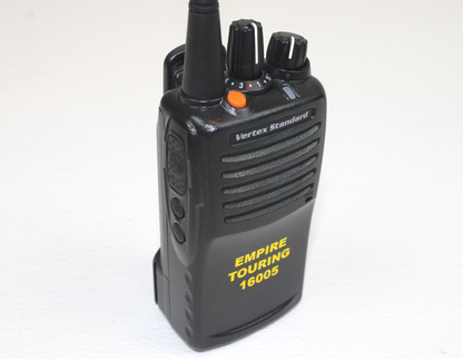 6-Pack of Vertex VX-451-G7-5 UHF (450-512MHz) Portable Radios w/ ENGRAVING