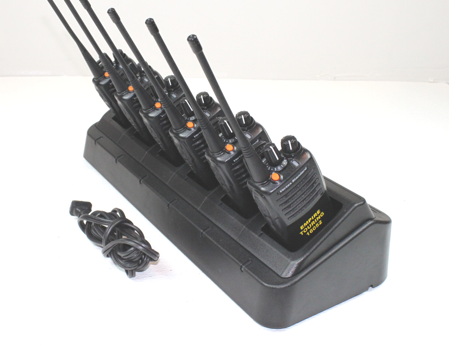 6-Pack of Vertex VX-451-G7-5 UHF (450-512MHz) Portable Radios w/ ENGRAVING