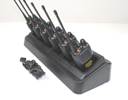 6-Pack of Vertex VX-451-G7-5 UHF (450-512MHz) Portable Radios w/ ENGRAVING