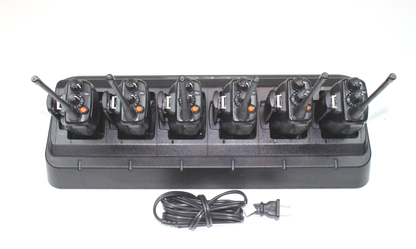 6-Pack of Vertex VX-451-G7-5 UHF (450-512MHz) Portable Radios w/ ENGRAVING