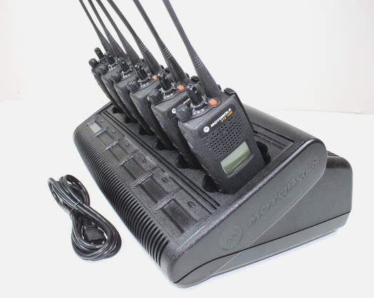 6-Pack Motorola XTS1500 800Mhz Model 1.5 P25 Digital 764-870Mhz w/ Bank Charger