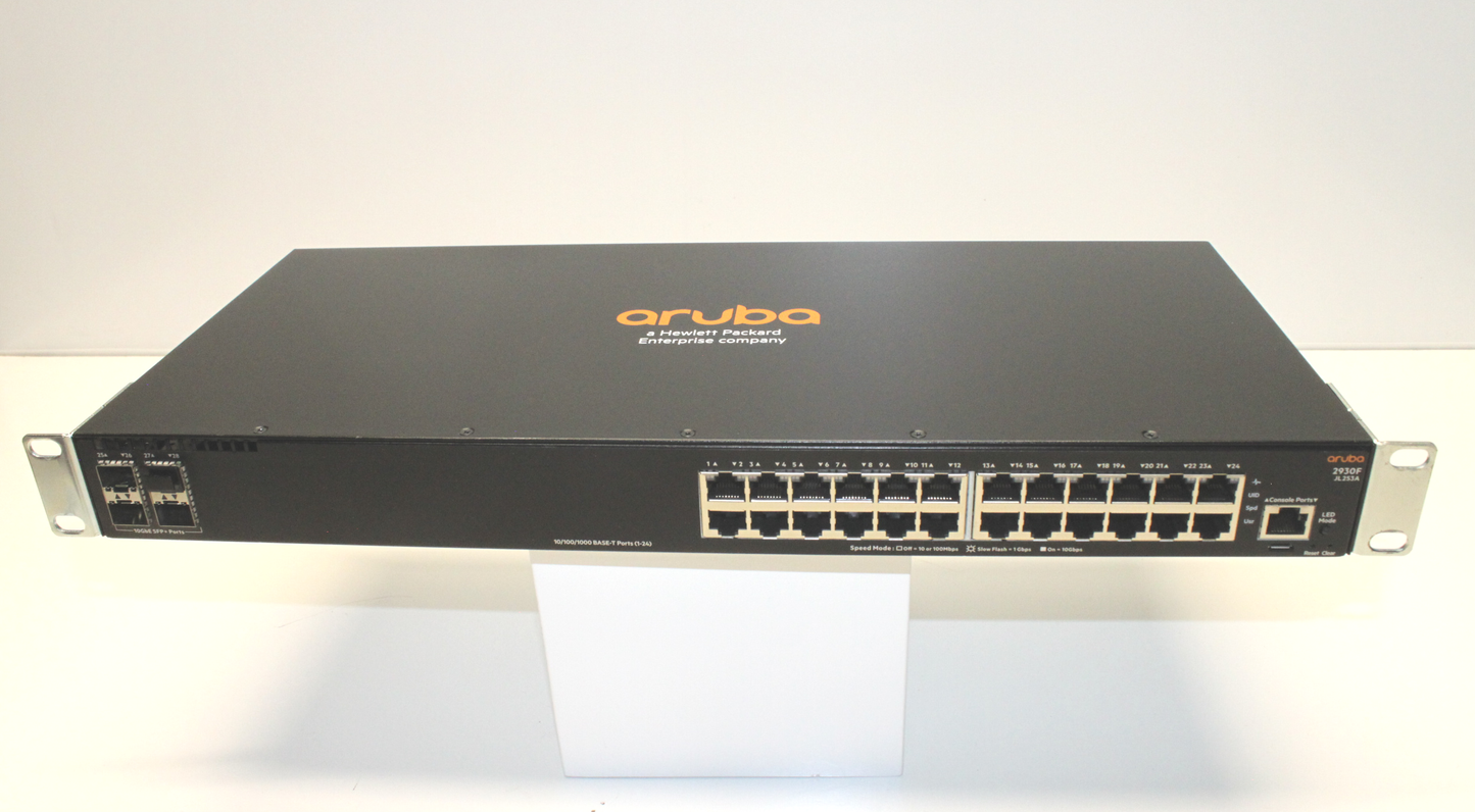 HPE Aruba 2930F JL 253A 24G 4SFP+ - Switch - 24 Ports - Managed - Rack-Mountable