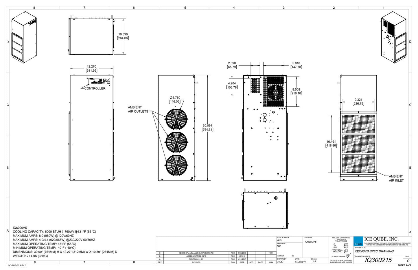 DDB OUTDOOR ENCLOSURE W/ AC (OD-78DX)