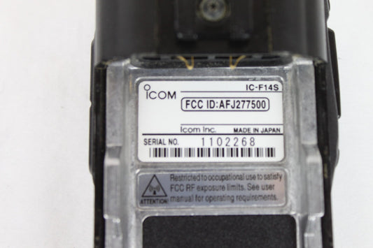 Icom IC-F14S VHF (136-174MHz) Portable Radio