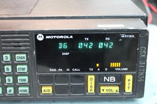 Motorola Astro Spectra Railroad VHF (142-174MHz) Mobile Radio (Analog/P25)