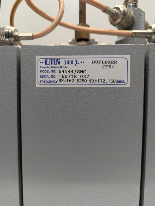 EMR CORP Pass Notch Antenna Duplexer 64544/SNC
