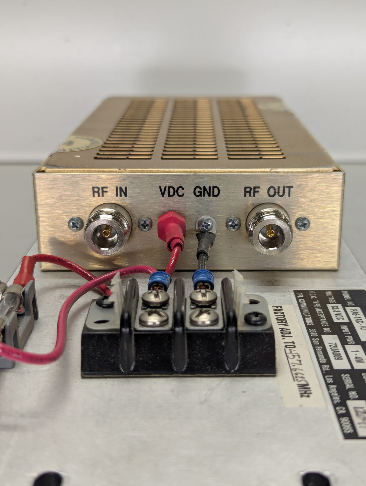 TPL Communications PA6-1AC-RS (400-512 MHz) 50 Watt Power Amplifier