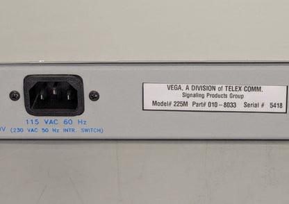 TELEX VEGA 225-M SWITCH