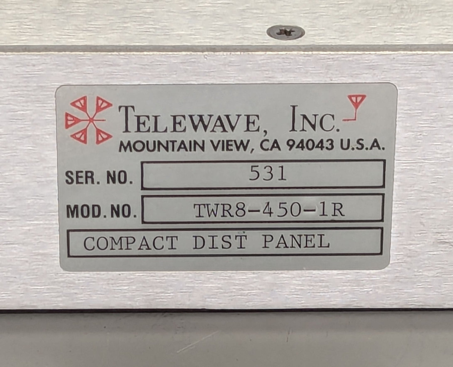 TELEWAVE TWR8-450-1R   UHF