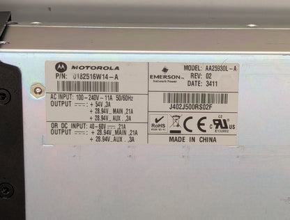MOTOROLA GTR 8000 Power Supply (EMERSON) DLN6781A-E