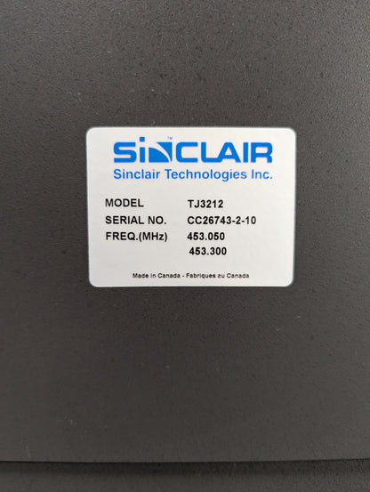 Sinclair TJ3216 - 6 Channel Transmit Combiner - 7" Ferrite -Cavity with dual-stage isolator, UHF (406-512MHz)