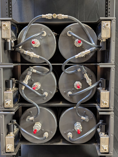 Sinclair TJ3216 - 6 Channel Transmit Combiner - 7" Ferrite -Cavity with dual-stage isolator, UHF (406-512MHz)