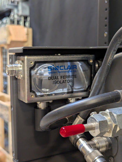 Sinclair TJ3216 - 6 Channel Transmit Combiner - 7" Ferrite -Cavity with dual-stage isolator, UHF (406-512MHz)