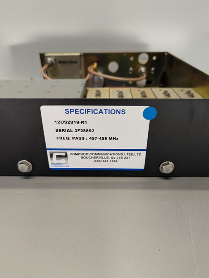 COMPROD 12US2818-R1/XRM 91-45-4N02+ UHF Expandable RX MULTICOUPLER