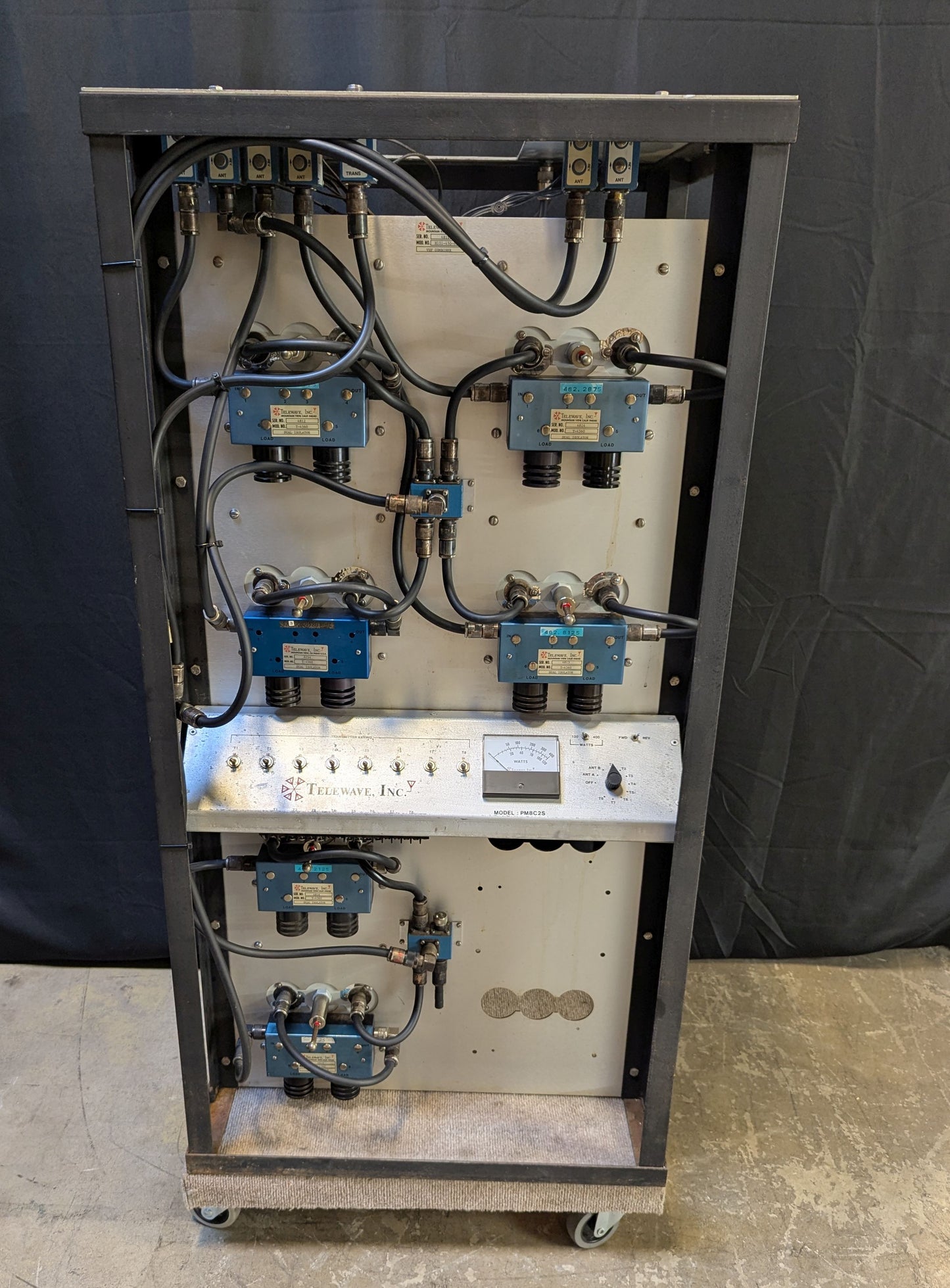 TELEWAVE M101-450-8TRM UHF 6-Chan COMBINER with Optional Rx Multicoupler