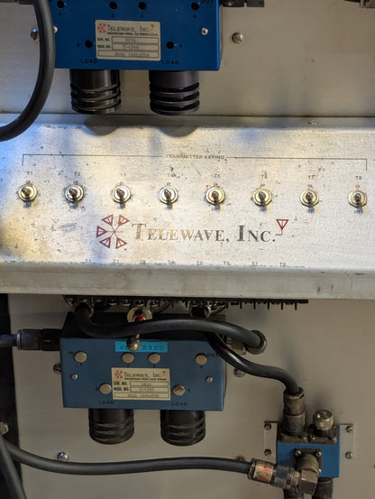 TELEWAVE M101-450-8TRM UHF 6-Chan COMBINER with Optional Rx Multicoupler