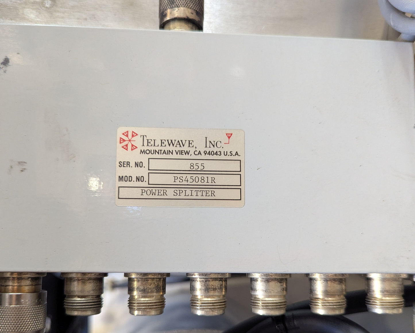 TELEWAVE M101-450-8TRM UHF 6-Chan COMBINER with Optional Rx Multicoupler