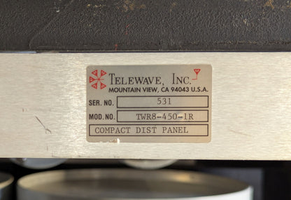 TELEWAVE M101-450-8TRM UHF 6-Chan COMBINER with Optional Rx Multicoupler