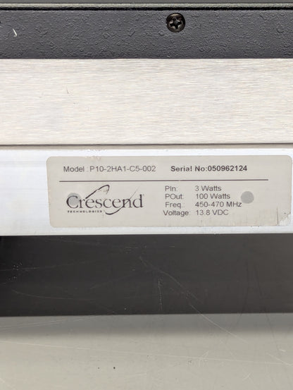 CRESCEND TECHNOLOGIES (P10-2HA1-C5-002) 450-470 MHz IN-LINE P.A