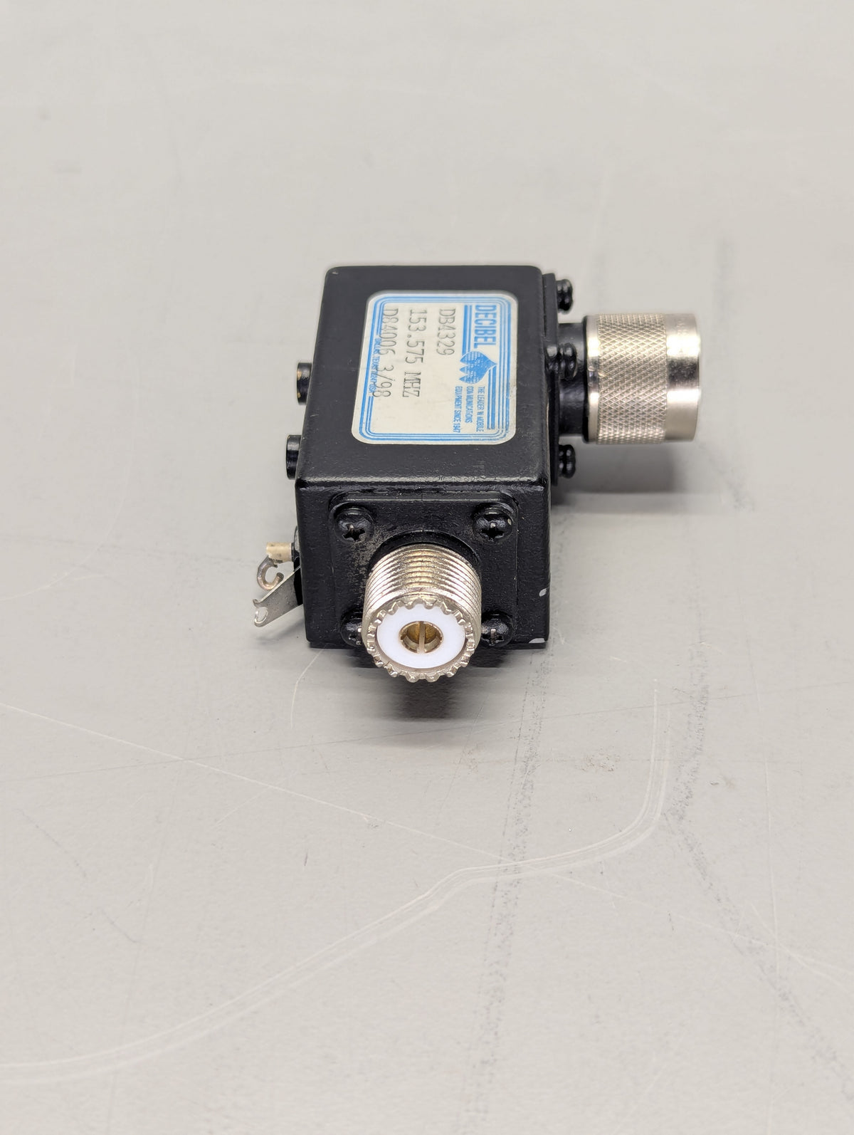 Decibel DB4329 VHF Z-Matcher Impedance Matching Network – Right Angle Connector