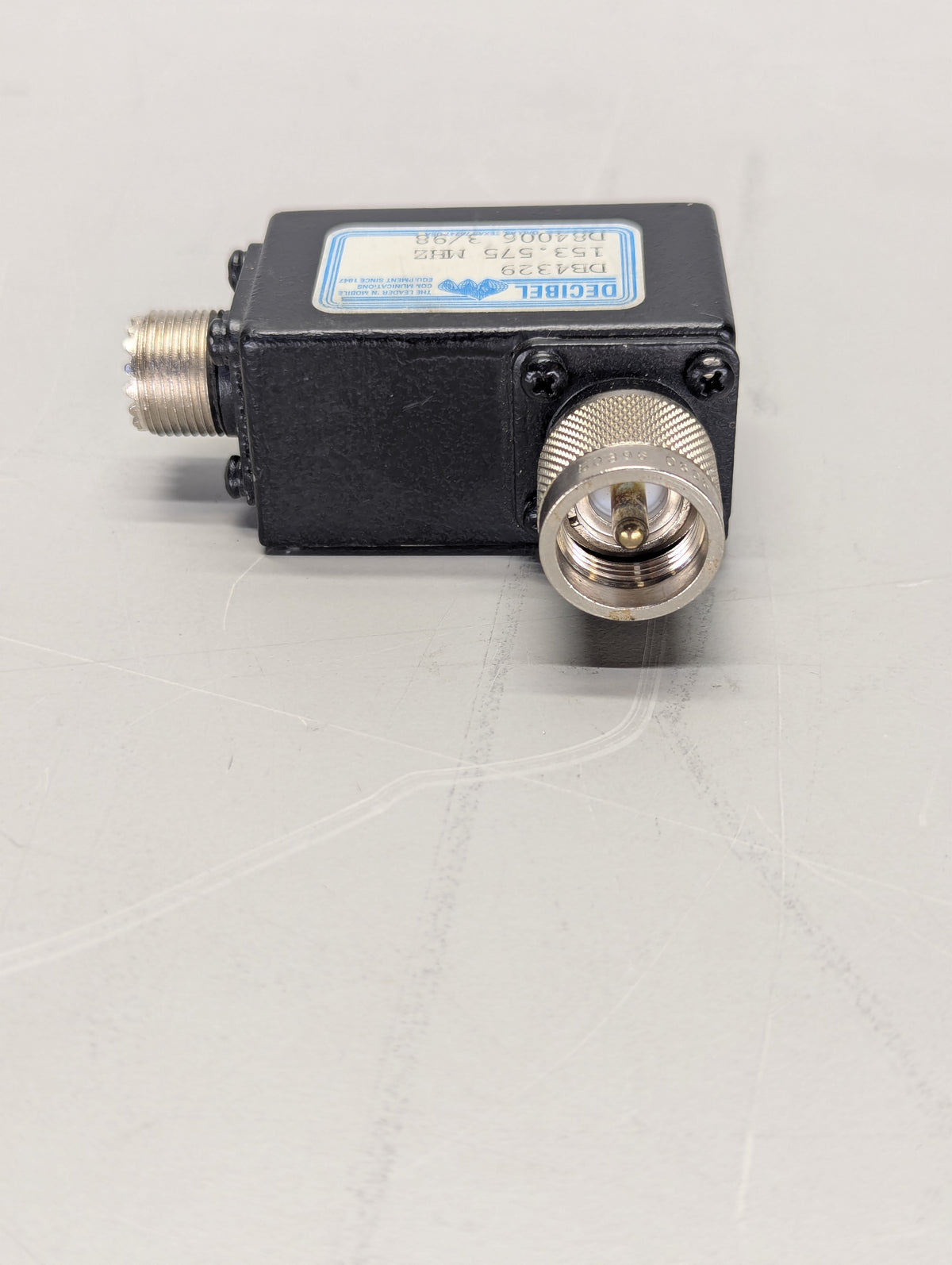 Decibel DB4329 VHF Z-Matcher Impedance Matching Network – Right Angle Connector