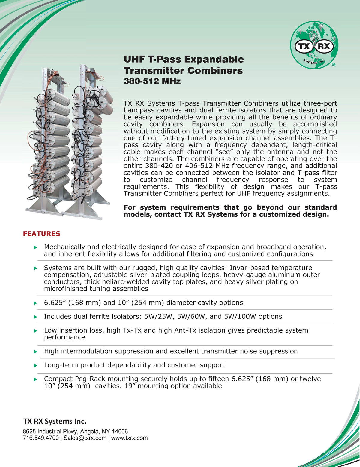 Bird/TxRx (TXRX 73-67-11) UHF Combiner Expansion Cavity
