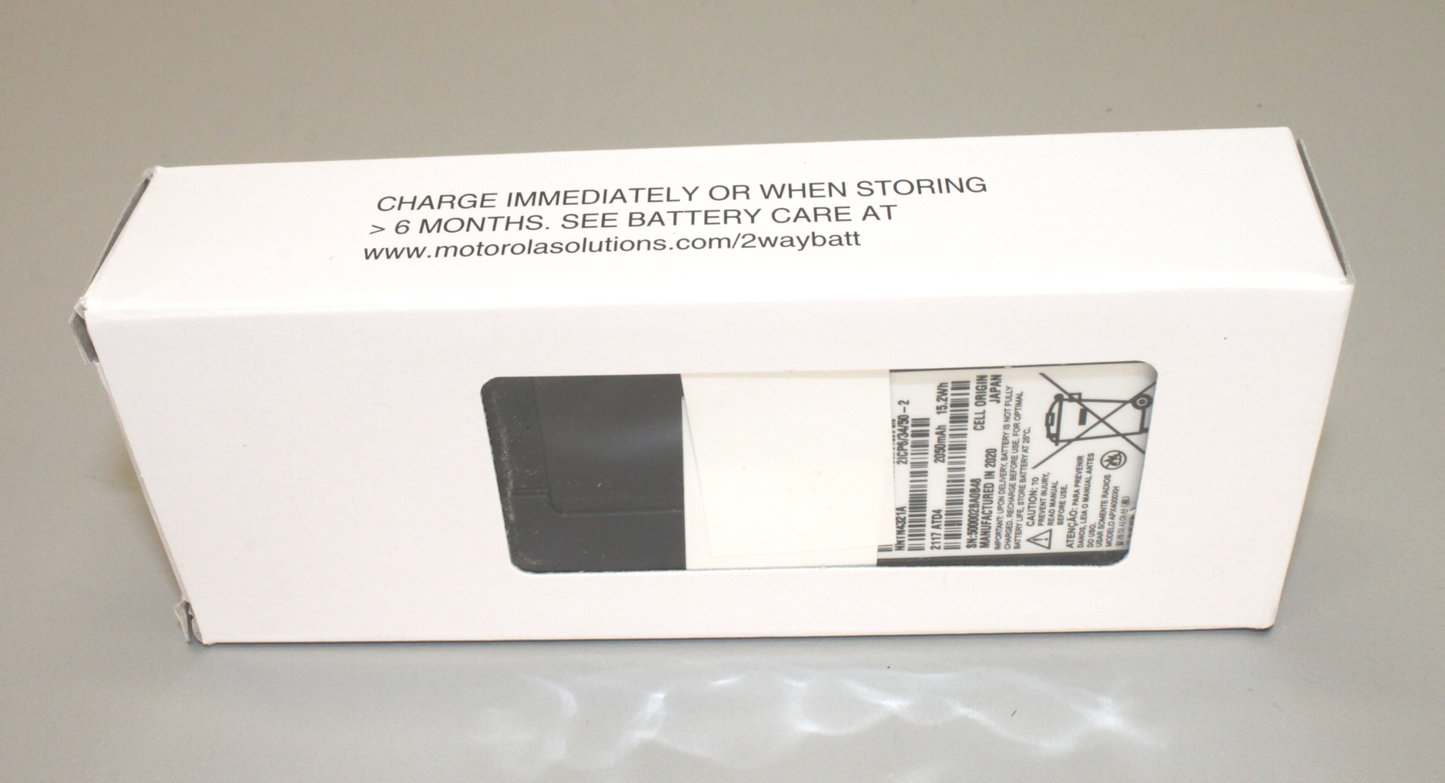 (New) Motorola IMPRES 2 CSA Battery APX4000XH Li ion 2050mAh (NNTN4321A)