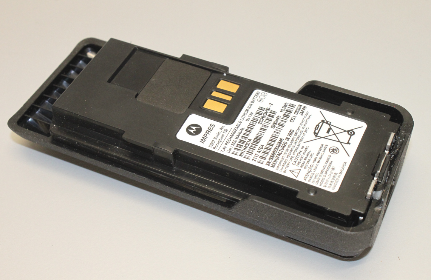 (New) Motorola IMPRES 2 CSA Battery APX4000XH Li ion 2050mAh (NNTN4321A)