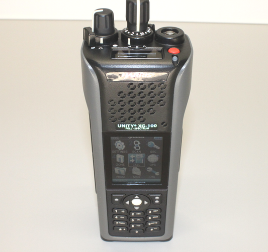 Harris UNITY XG-100P Tri-Band PHASE 2 P25 Trunking/Conv Radio & Battery ONLY