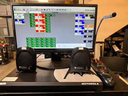Motorola K Core Conventional Dispatch Console System Complete MCC7100 MCC7500