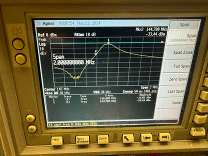 HP Agilent Keysight E4402B Spectrum Analyzer 9kHz -3.0GHz w Tracking Gen