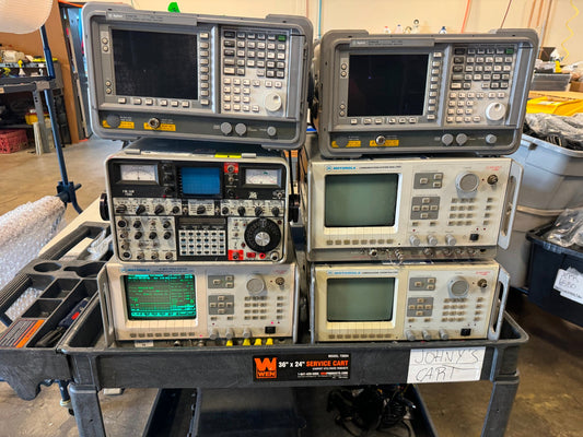 6 Service Monitors Motorola R2670 R2600 IFR1500 HP Agilent E4401B