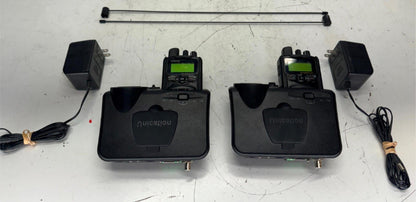 2 Unication G1 VHF Pagers 148-164 MHz w/ Amplified Charger