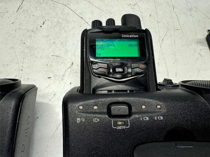 2 Unication G1 VHF Pagers 148-164 MHz w/ Amplified Charger