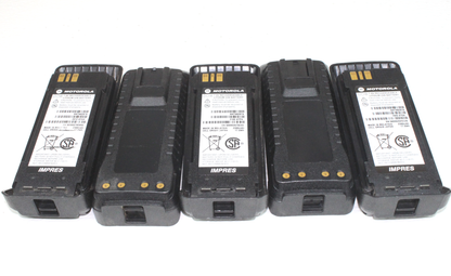 5-Pack of Motorola IMPRES OEM NNTN8287A Li ion CSA 23000mAh 2019-2021 Batteries