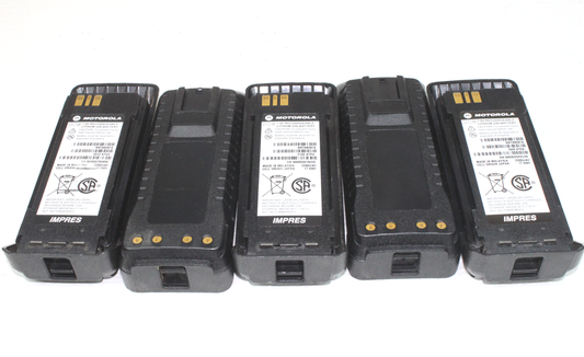 5-Pack of Motorola IMPRES OEM NNTN8287A Li ion CSA 23000mAh 2019-2021 Batteries