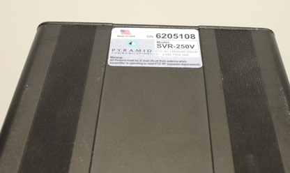 PYRAMID Communications VHF 20 Ch Synthesized Vehicular Repeater SVR-250V