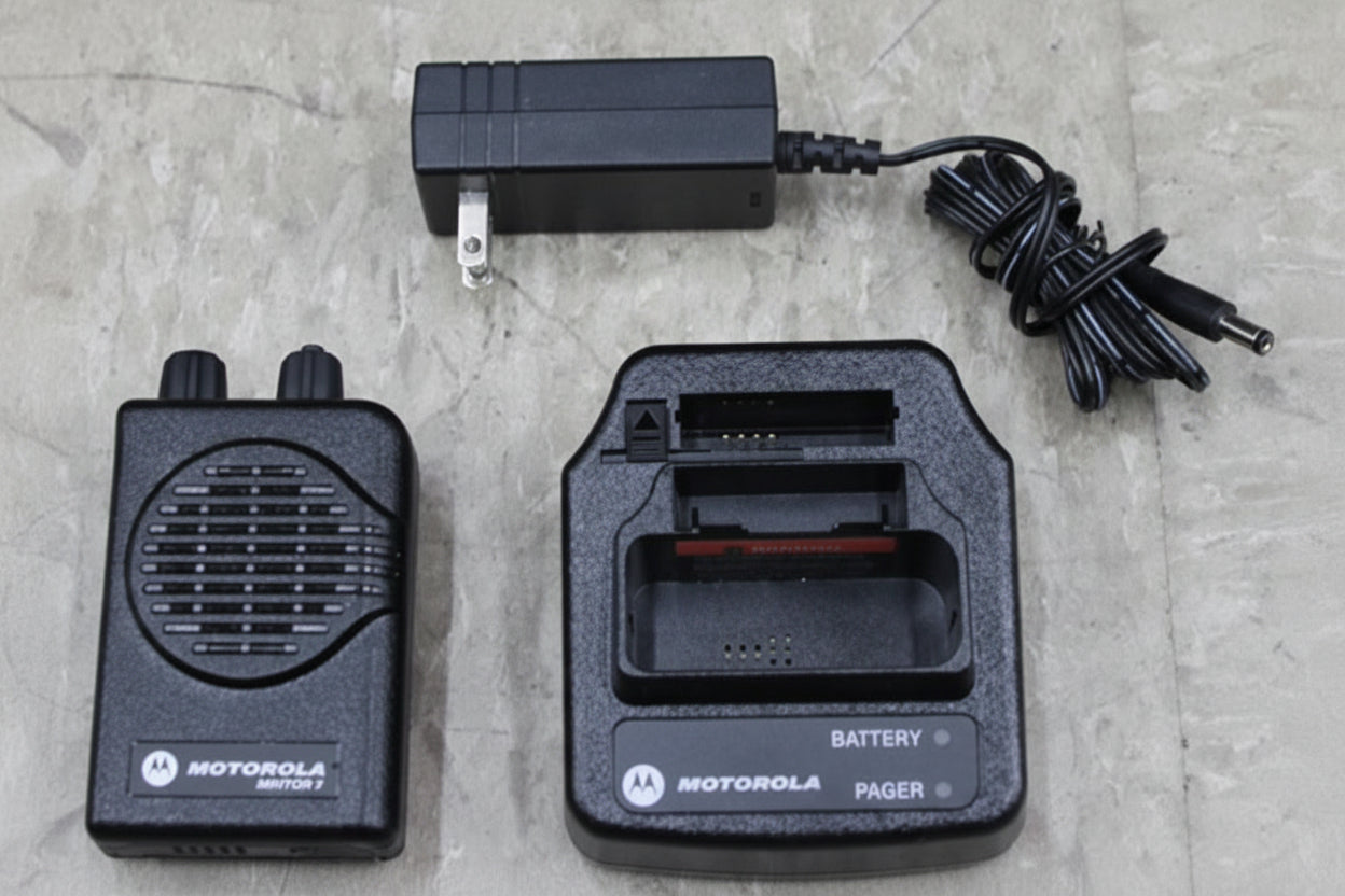 Motorola Pager Minitor V VHF 151-159 Mhz 1ch Stored Voice