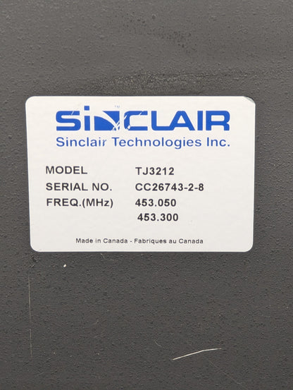 Sinclair TJ3212-2 channel Combiner-7" Cavity-Ferrite with dual stage isolator