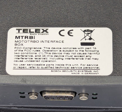 Telex Radio Dispatch MTRBi Mototrbo Interface Box