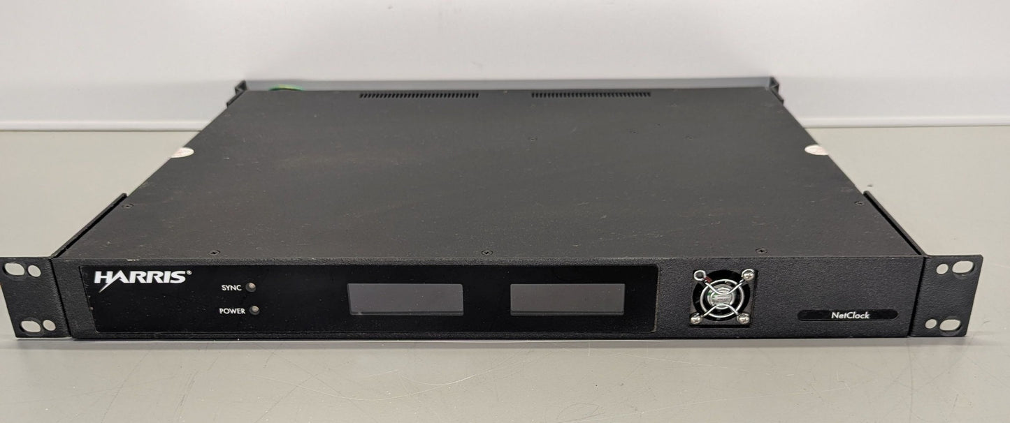 Harris Net clock/Spectracom model 9383 opt 04, 08, SP360