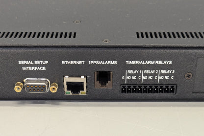 Harris Net clock/Spectracom model 9383 opt 04, 08, SP360