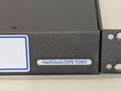 Spectracom Netclock Time Server Model 9383 Opt 05, 08