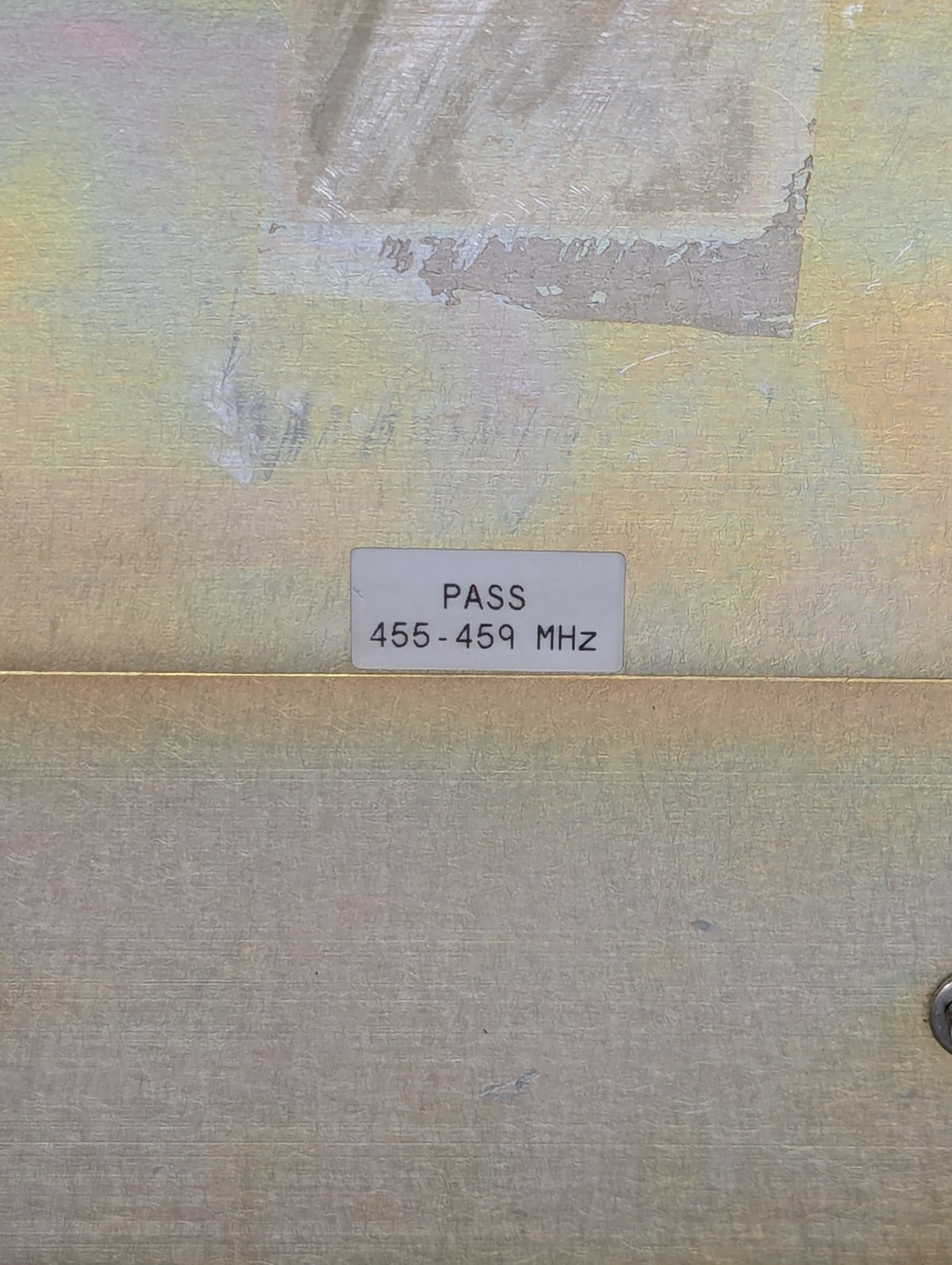 Bird TXRX 89-70-28A-s (456-460 MHz) Single Window Preselector 4MHz Split
